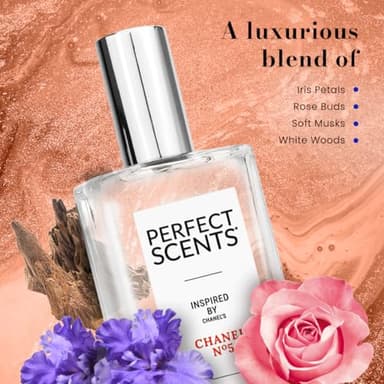 Perfect Scents Fragrances, Inspired by Chanel’s No. 5, Women’s Eau de Toilette, CLEAN, Vegan, Paraben-Free, Phthalate-Free, Never Tested on Animals, 3.4 Fluid Ounces - Image 6