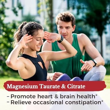 Vitalitown Magnesium Complex Supplement 500mg - NSF Certified Magnesium Glycinate, Malate, Taurate & Citrate - Chelated High Absorption & Gentle on Stomach - Vegan Non-GMO 120 Capsules - Image 5