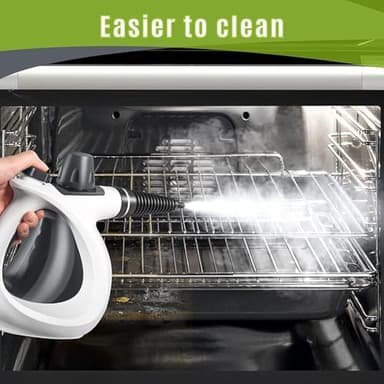Pressurized Handheld Multi-Surface Natural Steam Cleaner with 12 pcs Accessories, Multi-Purpose Steamer for Home Use, Steamer for Cleaning Floor, Upholstery, Grout and Car (Grey) - Image 7