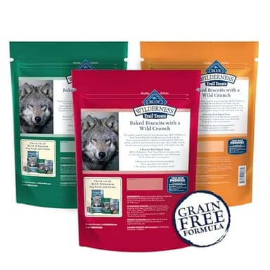 Blue Buffalo Wilderness Variety Pack Dog Treats Made with Natural Ingredients Duck Turkey & Salmon - Image 2