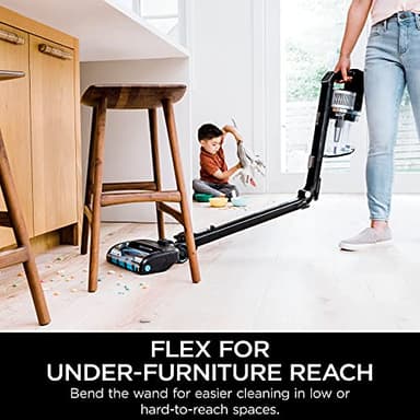 Shark Vertex Pro Cordless Vacuum Cleaner with HEPA Filter, Lightweight, Portable, Removable Handheld, Self Cleaning DuoClean PowerFins, 120-min Runtime, IQ Display, Black/Silver, IZ682H - Image 4