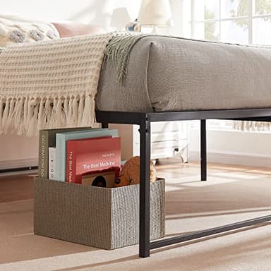 VECELO 18" Full Bed Frame Tall Metal Platform/Mattress Foundation/No Box Spring Needed - Image 4