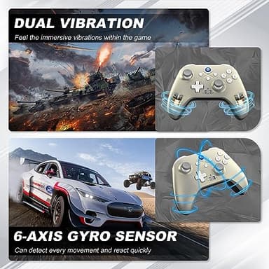 Dinosoo Special Edition Wireless Controller for Xbox Series X/S/Xbox One, PC, Dual Vibration TURBO Function Headphone Jack Macro Function Lunar Shift - Upgrading with a PC before connecting to Xbox - Image 6