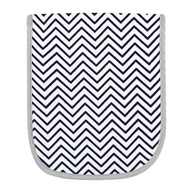 Luvable Friends Unisex Baby Cotton Burp Cloths with Fiber Filling, Hearts Boy Mommy, One Size - Image 4