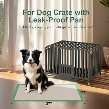 Gardner Pet Dog Pee Pads Extra Large 22"x37", 30 Count, Puppy Pee Pads with Adhesive Sticky Tape, Leak Prevention Disposable Training Bed Pads for Doggie, Cat, Rabbit, Suitable for Crate/Cage - Image 5