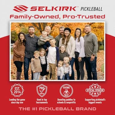 Selkirk Vanguard Power Air Pickleball Paddles | Carbon Fiber Pickleball Paddle | 360 Proto Molding & Flexfoam Perimeter | Designed for Ultimate Power & Control | Epic Red - Image 2
