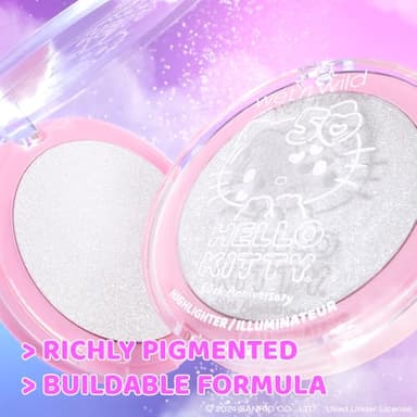 wet n wild Hello Kitty Highlighter, Multi-Dimensional Glow with Iridescent Pearls, Silky-Smooth Buildable & Blendable Formula, Cruelty-Free & Vegan - Kind Hearted - Image 2