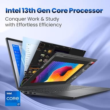 Dell Inspiron 15 Touchscreen Laptop - 15.6" Anti Glare FHD Display - 13th Gen Intel Core i7-1355U - 32 GB RAM - 1 TB SSD - Windows 11 Pro - Office Pro Lifetime - w/Hoouwrd Accessories - Image 4