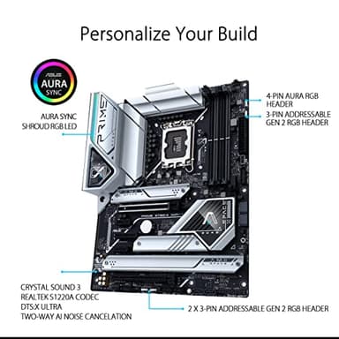 ASUS Prime Z790-A WiFi 6E LGA 1700(Intel 14th,13th&12th) ATX Motherboard (16+1 DrMOS, PCIe 5.0,DDR5,4X M.2 Slots,2.5 Gb LAN,USB 3.2 Gen 2 Front Panel Type-C, Thunderbolt 4/USB4, DP) - Image 3