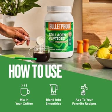 Bulletproof Unflavored Collagen Peptides Powder, 42.3 Ounces, Grass-Fed Collagen Protein and Amino Acids for Skin, Bones and Joints - Image 4