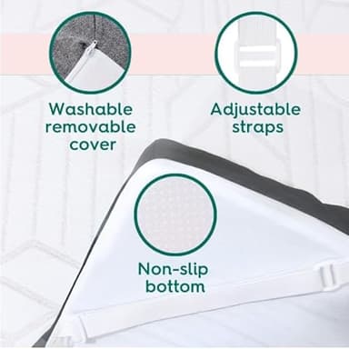 Sleepyhead Twin XL 3 Inch Super Memory Foam Mattress Topper for College Dorm – Copper & Gel Infused, Cooling, Washable Cover, Thick & Comfortable Mattress Pad, Dorm Room Essentials (XL Twin 3") - Image 6