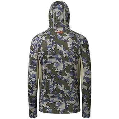BASSDASH UPF 50+ Men’s Hunting Shirts with Mask Long Sleeve Camo Fishing Hoodie - Image 2