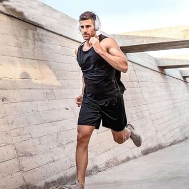Profectors Men's Athletic Shorts with Pockets and Elastic Waistband Quick Dry Activewear Workout Shorts for Men - Image 6
