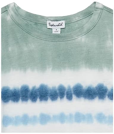 Splendid Baby Boys Kids Blue Surf Tie Dye Sleeve Toddlers Short Set, Lapis Tie Dye, 3 US - Image 2