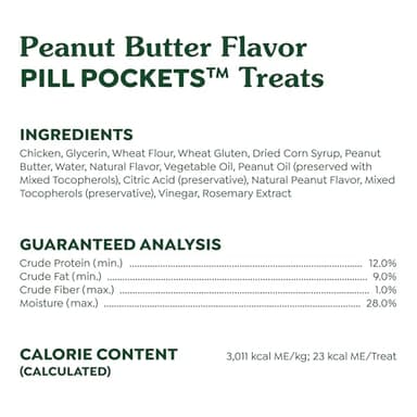 Greenies Pill Pockets for Dogs Large Size, Soft Dog Treats, with Real Peanut Butter, 15.8 oz. Pouch (60 Treats) - Image 7