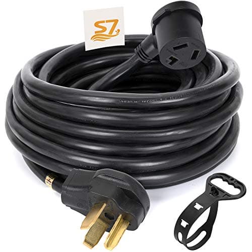 30 Amp Dryer Extension Cord, 25 Ft, 10-30P to 10-30R, Heavy Duty 3 Prong Power Cord, 7500W, Flexible & Weather-Resistant, UL Listed, Compatible with Electric Dryers, EV Chargers, and Power Equipment - Image 1