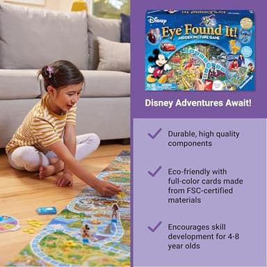 Ravensburger Disney Eye Found It - Hidden Picture Search Board Game - Learning Fun with Disney Favorites - Ages 4+ MESH Accredited - Image 3