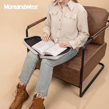 Montana West Bible Cover for Women Men with Leather Bookmark Book Carrying Cases Church Bag for Outdoor Protective - Image 3