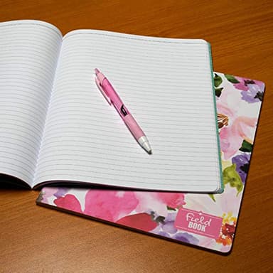 Elan Publishing Company Assorted Pattern Field Memo Notebooks, 8x10 in Lined Office Notepads for Nurses, Teachers, and Students - Small and Easy to Carry Pocketbook, Quick Note Taking, 5 Pack - Image 3