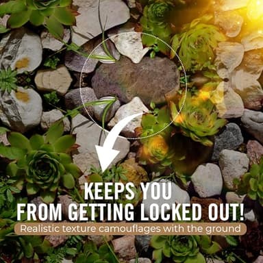 RamPro Hide-a-Spare-Key Fake Rock - Looks & Feels like Real Stone - Safe for Outdoor Garden or Yard, Geocaching (1) - Image 7