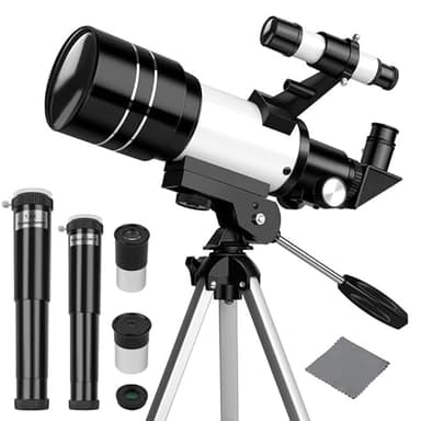 CUYUKU 70mm Aperture 300mm AZ Mount Refractor Telescope (F70301N) - Image 1