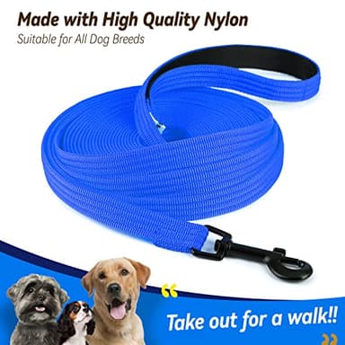 lynxking Dog Training Leash Long Obedience Recall Agility Leash 15ft 30ft 50ft Tracking Lead Perfect for Training Play Camping and Backyard - Image 4