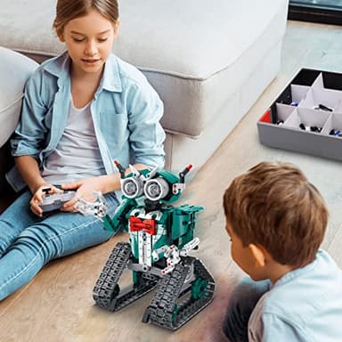 IQKidz APP/Remote Control STEM Building Kits for Kids Ages 8-12 - 3 in 1 RC Robot Car Toys, 440 Pcs Educational Science Projects, Gift Ideas for Boys Girls - Image 4
