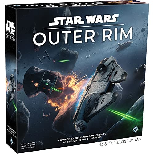 Asmodee Star Wars Outer Rim Board Game - Strategy Game, Fun Family Adventure for Kids & Adults, Ages 14+, 1-4 Players, 3-4 Hour Playtime - Image 1