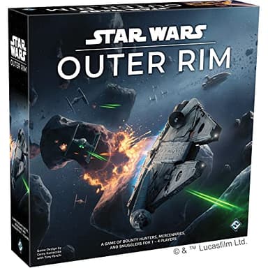 Asmodee Star Wars Outer Rim Board Game - Strategy Game, Fun Family Adventure for Kids & Adults, Ages 14+, 1-4 Players, 3-4 Hour Playtime - Image 1