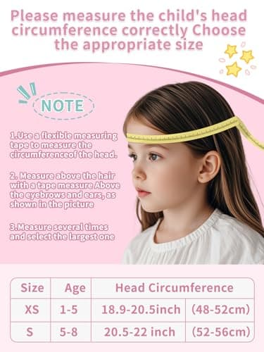 XJD Toddler Helmet Kids Bike Helmet Baby Multi-Sport Adjustable Skateboard Helmet for Kids Boys Girls Infant Lightweight for Age 1 and Older (Pink Flowers, X-Small: 18.11"-20.08" / 46-51 cm) - Image 5