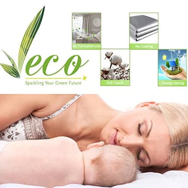 NICETOWN 100% Blackout Curtains 54 inches Long, Double-Deck Completely Blackout Window Treatment Thermal Insulated Lined Drapes for Small Window (Greyish Green, 1 Pair, 46 inches Width Each Panel) - Image 7