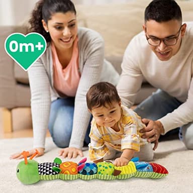 Sumobaby Infant Baby Musical Stuffed Animal Activity Soft Toys with Multi-Sensory Crinkle, Rattle and Textures, for Tummy Time Newborn 0-3-6-12 Months Boys, Girls, Caterpillar - Image 6