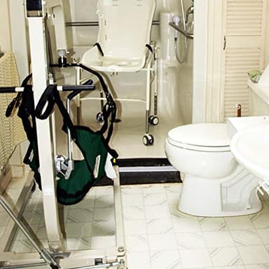 Duzzy 67 Inch Collapsible Shower Threshold Water Dam, Ideal for Wheelchair Accessible, Suitable for Accessibility ADA Handicap Showers - Image 3