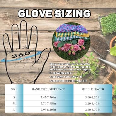 MSUPSAV Garden Gardening Gloves,Long Women Rose Pruning Thorn Proof Yard Work Gauntlet Glove,Gifts (Medium, Yellow) - Image 6