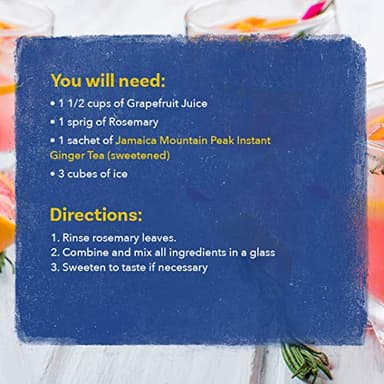 Jamaica Mountain Peak Ginger Instant Tea 10 Sachets - Image 7