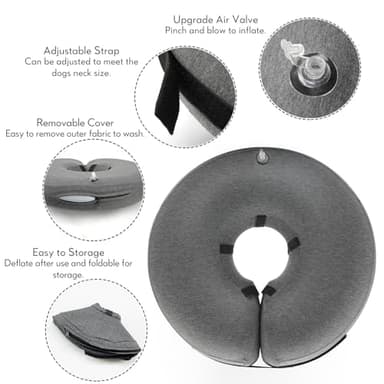 MIDOG Dog Cone, MD-102-Grey-M+-20250925 - Image 7