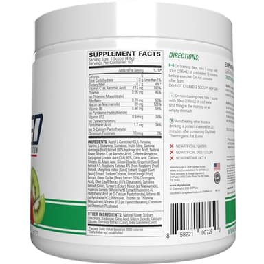 EHP Labs OxyShred Pre Workout Powder - Preworkout Powder with L Glutamine & Acetyl L Carnitine, Energy Boost Drink - Kiwi Strawberry, 60 Servings - Image 8