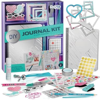 Pretty Me DIY Journal Kit for Girls - Gift for 8-14 Year Old Girl - Cool Birthday Gifts Ideas for Teens - Fun, Cute Art & Crafts Kits for Tween Teenage Kids- Scrapbook & Diary Supplies Toy Set - Image 9