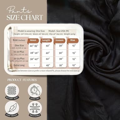 B BANGKOK PANTS Harem Pants Women Yoga Boho Clothes with Pocket (16-20 Plus, Black Classic) - Image 5