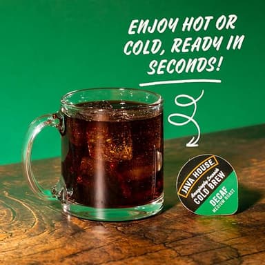 Java House Single-Serve Cold Brew Coffee Pods – Premium 100% Arabica Liquid Concentrate – Smooth & Bold Decaf Roast – 12 Pods – Ready Hot or Iced, Travel-Friendly, TSA Approved - Image 4