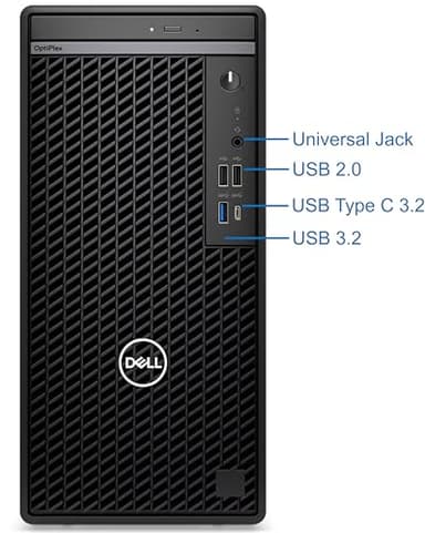 Dell Optiplex 7020 Tower Computer, Intel Core i7-13700, 32GB RAM, 1TB NVMe SSD, DisplayPort, HDMI, USB C, DVDRW, Built in WiFi, Bluetooth, Windows 11 Pro, Desktop, Black - Image 2
