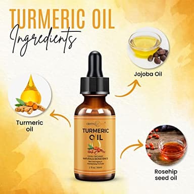 DERMAXGEN Organic Turmeric Oil for Skin Lightening – Turmeric Face Oil for Dark Spots, Anti-Aging & Hydrating Dry Skin – Glow Moisturizer for Face, Neck & Eyes (2 FL OZ / 60 ML) - Image 6
