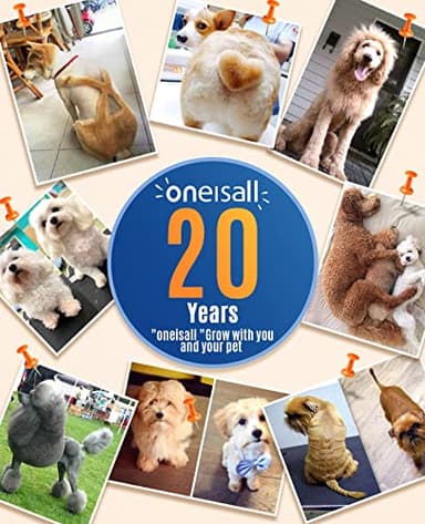 oneisall Dog Clippers with Double Blades,Cordless Small Pet Hair Grooming Trimmer,Low Noise for Trimming Dog's Hair Around Paws, Eyes, Ears, Face, Rump (White) - Image 7