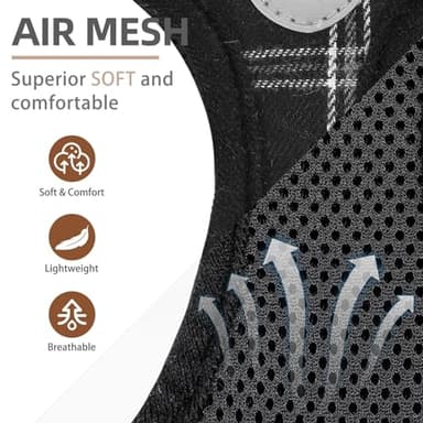 PUPTECK Adjustable Dog Harness Collar and Leash Set Step in No Pull Pet Harness for Small Medium Dogs Puppy and Cats Outdoor Walking Running, Soft Mesh Padded Reflective Vest Harnesses, Black XXS - Image 2