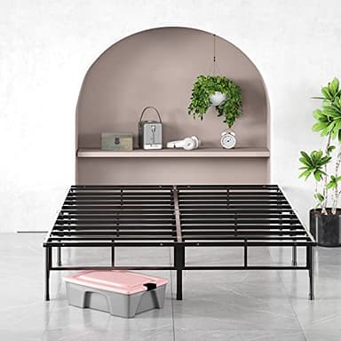 ZINUS SmartBase Compack Mattress Foundation, 14 Inch Metal Bed Frame, No Box Spring Needed, Sturdy Steel Slat Support, King - Image 7