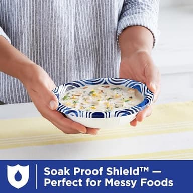 Dixie Ultra, Large Paper Bowls, 20 Oz, 26 Count (Pack of 6), Microwave Safe, Compostable, Disposable Bowls Great For Breakfast, Lunch, And Dinner Meals - Image 5