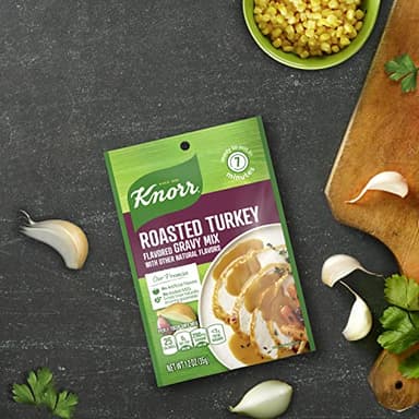 Knorr Turkey Gravy Mix For Delicious Easy Meals and Side Dishes Roasted Turkey Sauce and Gravy With No Artificial Flavors, No Added MSG 1.2 oz, Pack of 24 - Image 12