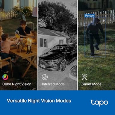 Tapo 2K 3MP Pan/Tilt Indoor/Outdoor Security Camera - Free Person/Baby Cry Detect & Motion Track, 360° Track, Color Night Vision, SD/Cloud Storage, Works w/Alexa & Google Home HybridCam 360 - Image 8