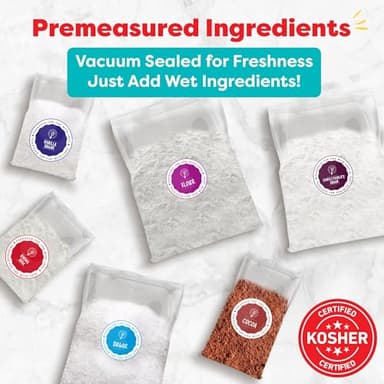 Baketivity DIY Cake Pop Baking Kit for Kids - Premeasured Ingredients, Decorating Supplies - Image 3