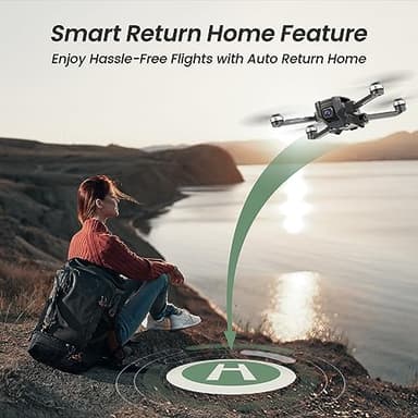 Holy Stone HS720E Drones with Camera for Adults 4K,Integrated Remote ID, 2 Batteries 46 Min Flight Time, 5GHz FPV Transmission, 130° FOV EIS Camera,Drone with 4K/30FPS Video,Brushless Motor, Auto Return, Follow Me, GPS Drone for Beginner - Image 6